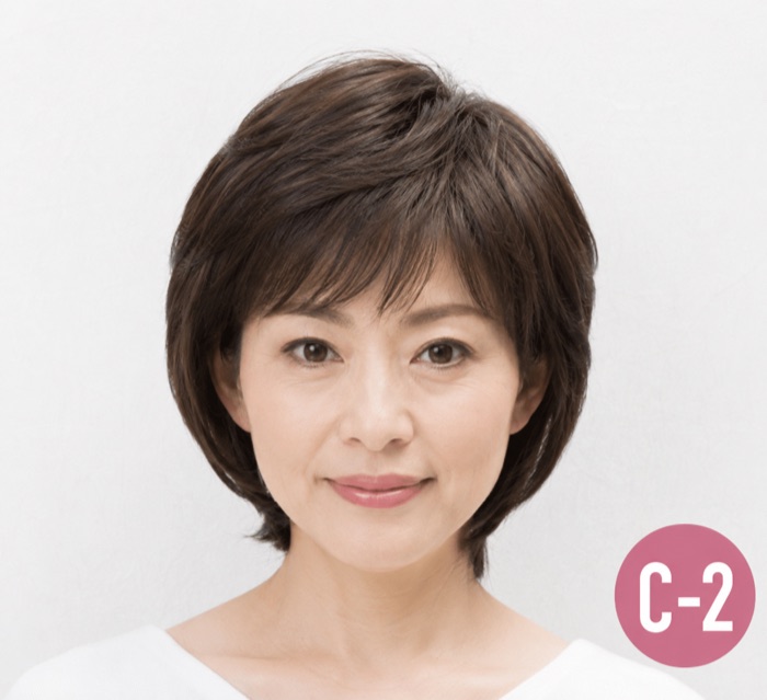 ミキクイック C-2 ミディアムレイヤー（医療用既製品ウィッグ）